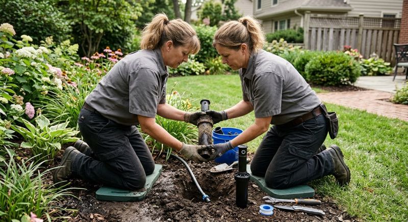 Sprinkler Line Replacement in Aiken, SC